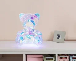 Nolo LED-Dekoleuchte Bear transparent Kunststoff B/H/L: ca. 32x40x29 cm