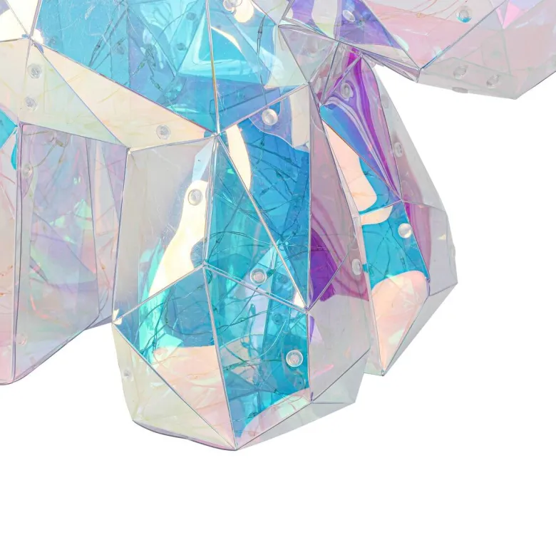 Nolo LED-Dekoleuchte Einhorn transparent Kunststoff