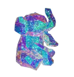 Nolo LED-Dekoleuchte Elefant transparent