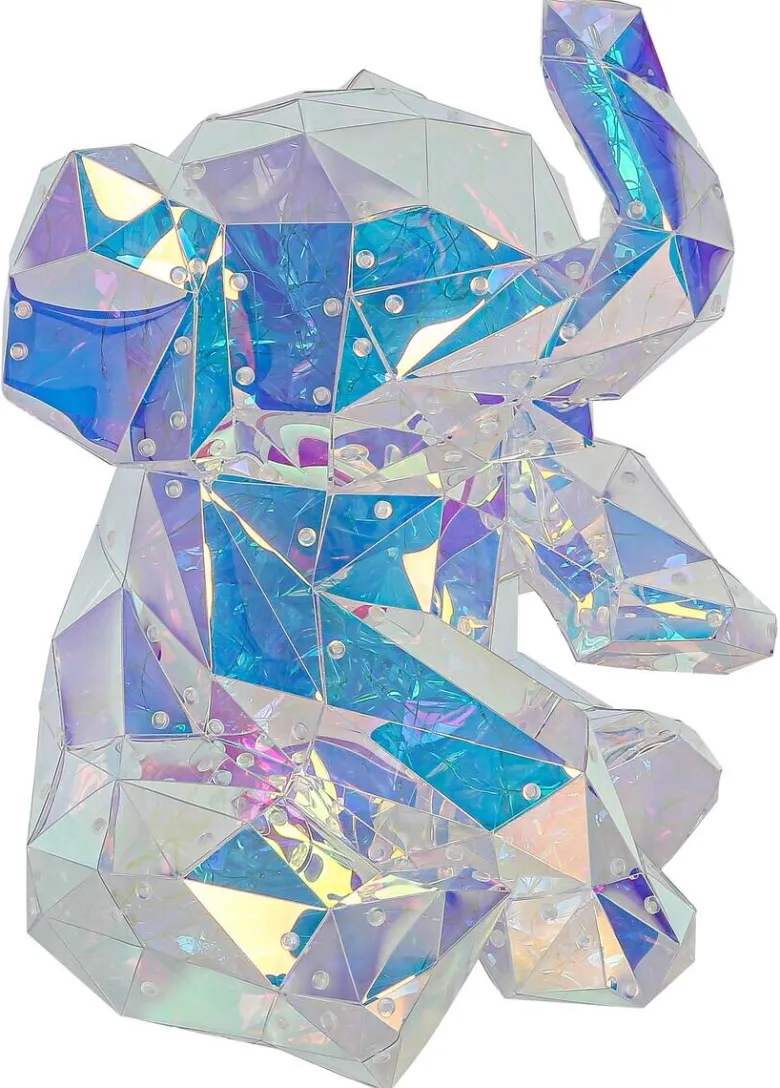 Nolo LED-Dekoleuchte Elefant transparent