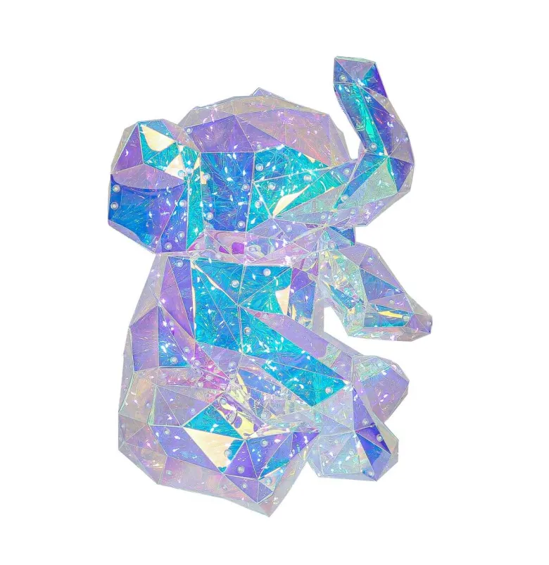 Nolo LED-Dekoleuchte Elefant transparent
