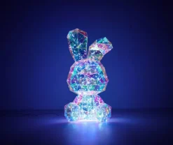 Nolo LED-Dekoleuchte Hase transparent