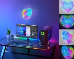 Nolo LED-Dekoleuchte Heart transparent B/H/T: ca. 45x9x38 cm