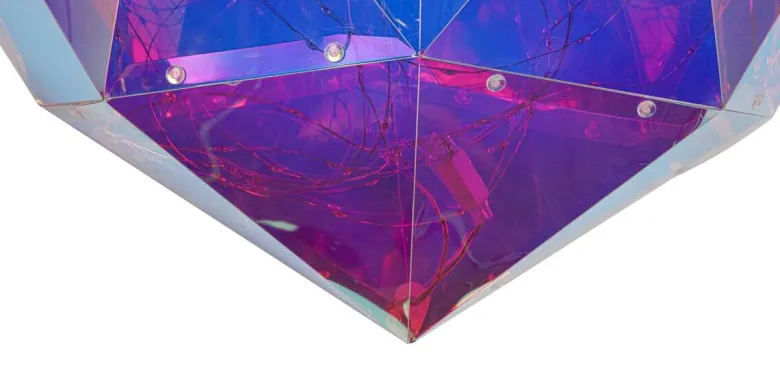 Nolo LED-Dekoleuchte Heart transparent B/H/T: ca. 45x9x38 cm