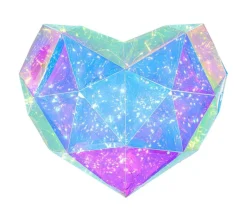 Nolo LED-Dekoleuchte Heart transparent B/H/T: ca. 45x9x38 cm