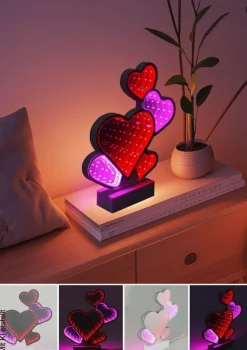 Nolo LED-Infinityleuchte Julia B/H/T: ca. 22x25,4x4,5 cm
