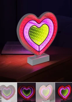 Nolo LED-Infinityleuchte Romeo B/H/T: ca. 24,1x25,5x4,5 cm