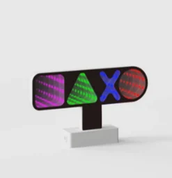 Nolo LED-Infinityleuchte weiß B/H/T: ca. 25,4x4,5x15 cm