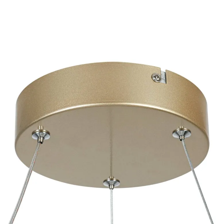 Nolo LED-Pendelleuchte Shine champagner B/H/T: ca. 50x120x50 cm