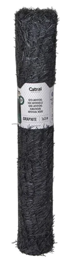 NORTENE Kunsthecke anthrazit PVC B/H/L: ca. 300x15x102 cm