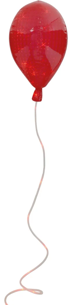 Näve Leuchten LED-Dekoballon rot Kunststoff B/H/T/D: ca. 35x50x35x35 cm