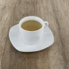 Obertasse weiß Porzellan D: ca. 6,8 cm
