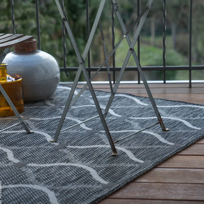 Obsession Teppich My Outdoor grau B/L: ca. 120x170 cm