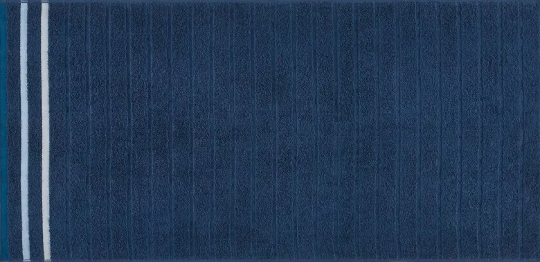 oh cosy Handtuch Marta dunkelblau Baumwolle B/L: ca. 50x100 cm