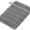 oh cosy Waschhandschuh Marta dunkelgrau Baumwolle B/L: ca. 16x22 cm