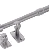 ondeco Bistrostange aura silber Metall ausziehbar von ca. 135 bis 225 cm 1.0 Läufe