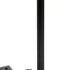 ondeco Gardinenschiene smart schwarz Metall L: ca. 200 cm 1.0 Läufe