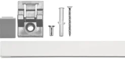 ondeco Gardinenschiene smart weiß Metall L: ca. 240 cm 1.0 Läufe