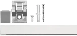 ondeco Gardinenschiene smart weiß Metall L: ca. 160 cm 1.0 Läufe