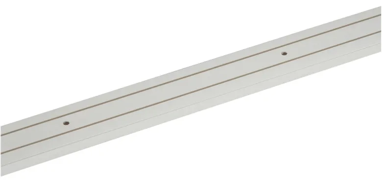 ondeco Gardinenschiene weiß Kunststoff L: ca. 250 cm 2.0 Läufe