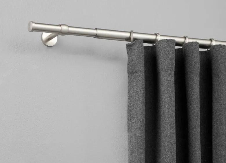 ondeco Stilgarnituren cap-noble Edelstahloptik Metall ausziehbar von ca. 120 bis 210 cm 1.0 Läufe