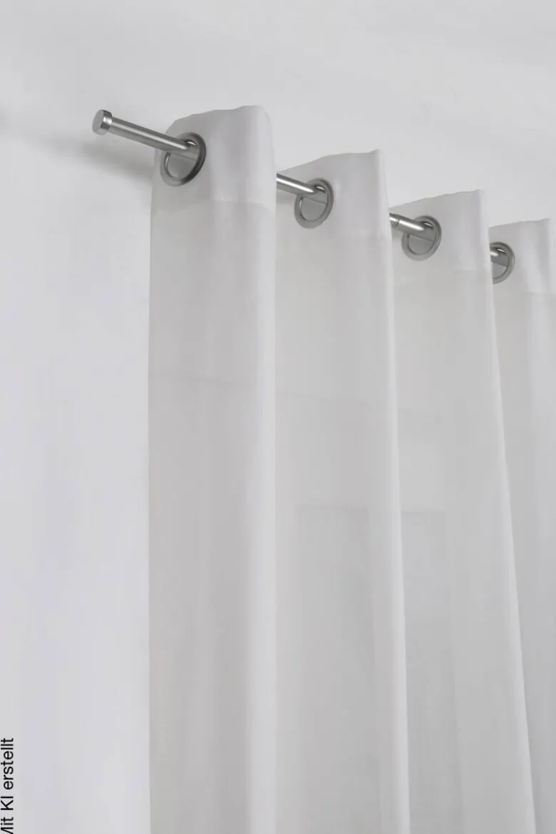 ondeco Stilgarnituren cap-noble Edelstahloptik Metall ausziehbar von ca. 120 bis 210 cm 1.0 Läufe