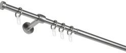 ondeco Stilgarnituren cap-noble Edelstahloptik Metall ausziehbar von ca. 120 bis 210 cm 1.0 Läufe
