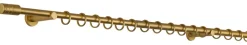 ondeco Stilgarnituren rillcube gold Metall ausziehbar von ca. 210 bis 400 cm 1.0 Läufe