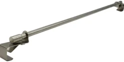 ondeco Vitragenstange clip Edelstahloptik Metall ausziehbar von ca. 75 bis 125 cm 1.0 Läufe