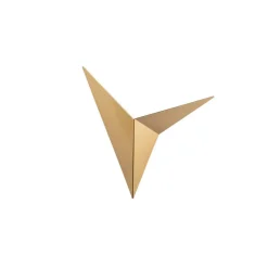 Opviq Wandleuchte gold Metall B/H/L: ca. 5x34x34 cm G9 1 Brennstellen