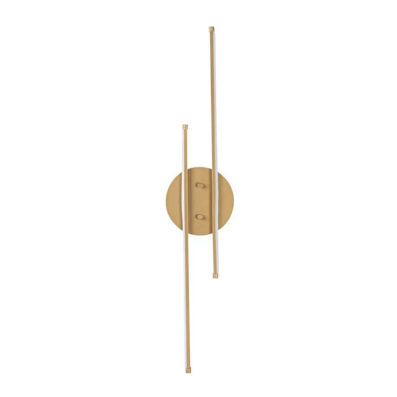 Opviq Wandleuchte gold Metall B/H/T/L: ca. 17x86x5x17 cm