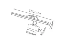 Opviq Wandleuchte gold Metall B/H/T/L: ca. 21x25x21x35 cm