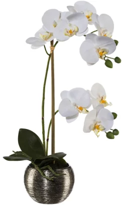 Orchidee weiß Kunststoff H: ca. 42 cm