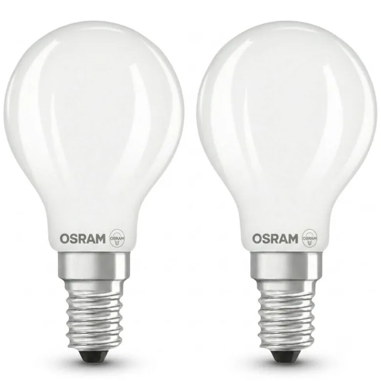 OSRAM LED-Leuchtmittel BASE Classic P AC32457 2er Pack E14