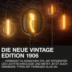OSRAM LED-Leuchtmittel Edison Filamentlampe Vintage 1906 AC32351 E27