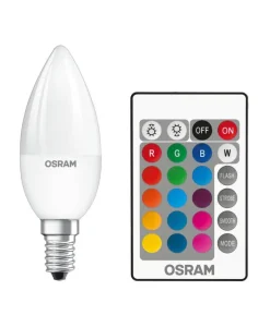 OSRAM LED-Leuchtmittel Kerze RGBW mit Fernbedienung AC45046 E14