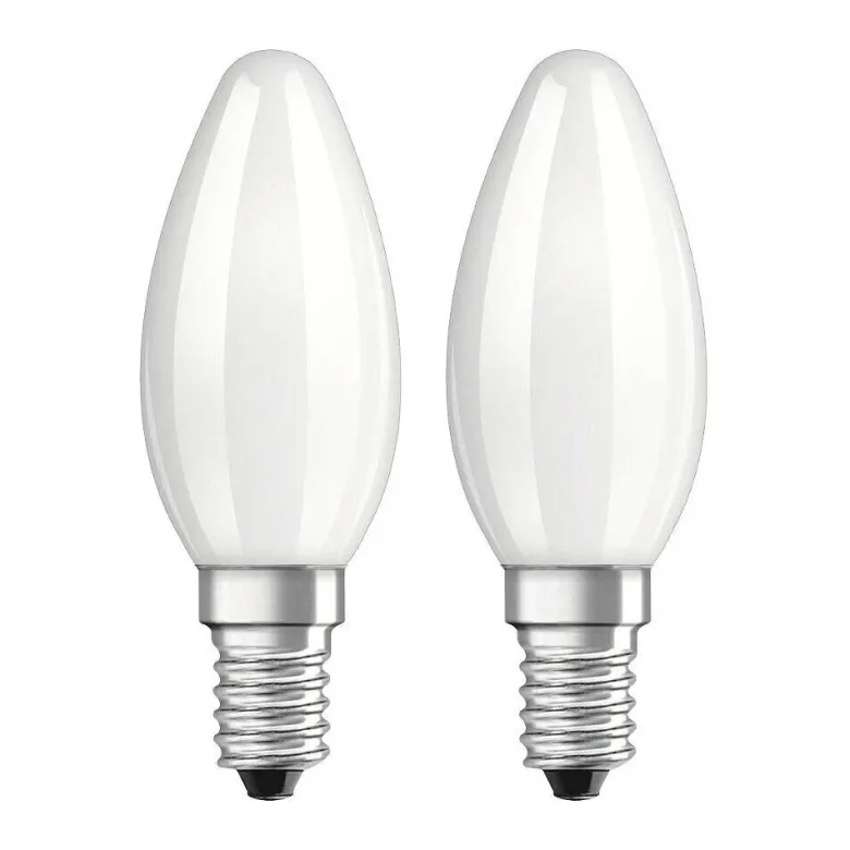 OSRAM LED-Leuchtmittel Kerzenlampe BASE Classic B AC70204 2er Pack E14
