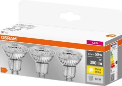 OSRAM LED-Leuchtmittel Reflektorlampe AC2703 3er Pack GU10