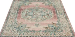 Outdoorteppich Salsa Outdoor pink B/H/L: ca. 80x13x300 cm