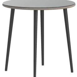 Outsunny Balkontisch grau Glas B/H/L: ca. 80x74x80 cm