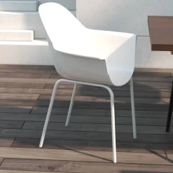 Outsunny Bistro-Set grau Stahl B/H/L: ca. 55x84x59 cm