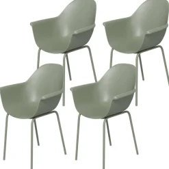 Outsunny Bistro-Set grün Kunststoff B/H/L: ca. 55x84x59 cm