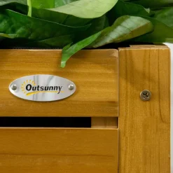 Outsunny Blumenkasten mit Arbeitsfläche