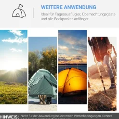 Outsunny Campingartikel B/H/L: ca. 206x426x154 cm