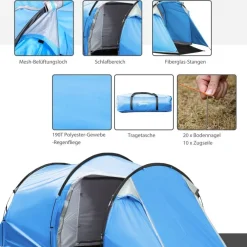 Outsunny Campingartikel B/H/L: ca. 206x426x154 cm