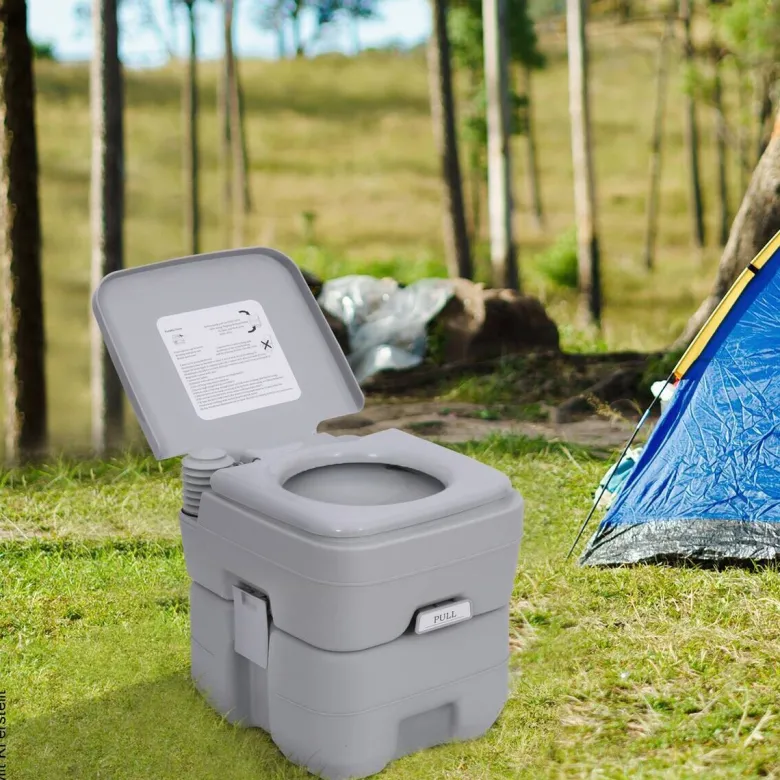 Outsunny Campingtoilette B/H/L: ca. 41x42,5x35,5 cm