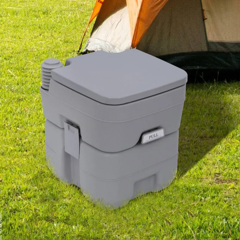 Outsunny Campingtoilette B/H/L: ca. 41x42,5x35,5 cm