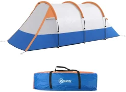 Outsunny Campingzelt orange Stahl B/H/L: ca. 200x150x420 cm
