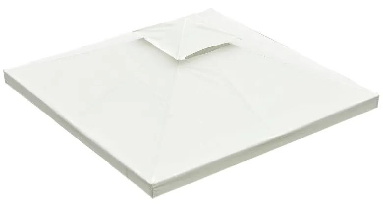 Outsunny Ersatzdach creme Polyester-Mischgewebe B/L: ca. 300x400 cm