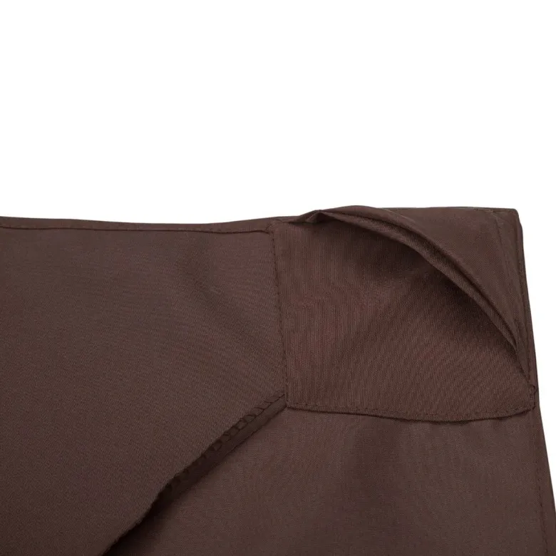 Outsunny Ersatzdach für Pavillon braun Polyester-Mischgewebe B/L: ca. 300x300 cm